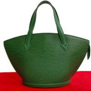 LOUIS VUITTON Saint Jacques Epi Leather Handbag Bag Borneo Green